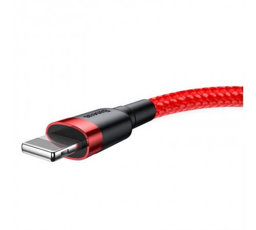 Дата кабель Baseus Cafule Lightning Cable 1.5A (2m) (CALKLF-C) Червоний / Чорний
