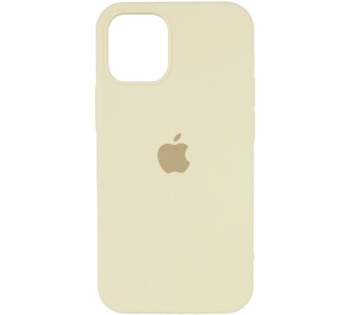 Чохол Silicone Case Full Protective (AA) для Apple iPhone 12 Pro / 12 (6.1") Бежевий / Creamy Чохол Silicone Case Full Protective (AA) для Apple iPhone 12 Pro / 12 (6.1") Бежевий / Creamy