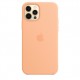 Чохол Silicone Case Full Protective (AA) для Apple iPhone 12 Pro / 12 (6.1") Помаранчевий / Cantaloupe