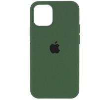 Чохол Silicone Case Full Protective (AA) для Apple iPhone 12 Pro / 12 (6.1") Зелений / Green Jungle