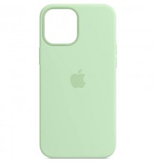 Чохол Silicone Case Full Protective (AA) для Apple iPhone 12 Pro / 12 (6.1") Зелений / Pistachio