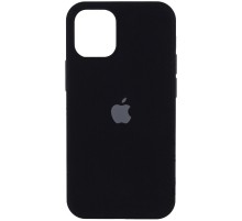 Чохол Silicone Case Full Protective (AA) для Apple iPhone 12 Pro / 12 (6.1") Чорний / Black