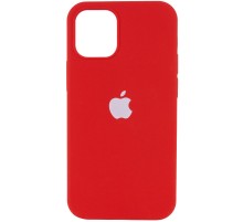 Чохол Silicone Case Full Protective (AA) для Apple iPhone 12 Pro / 12 (6.1") Червоний / Dark Red