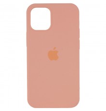 Чохол Silicone Case Full Protective (AA) для Apple iPhone 12 Pro / 12 (6.1") Помаранчевий / Grapefruit