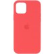 Чохол Silicone Case Full Protective (AA) для Apple iPhone 12 Pro / 12 (6.1") Рожевий / Living coral