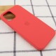 Чохол Silicone Case Full Protective (AA) для Apple iPhone 12 Pro / 12 (6.1") Рожевий / Living coral