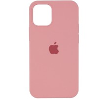 Чохол Silicone Case Full Protective (AA) для Apple iPhone 12 Pro / 12 (6.1") Рожевий / Pink