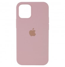 Чохол Silicone Case Full Protective (AA) для Apple iPhone 12 Pro / 12 (6.1") Рожевий / Pink Sand