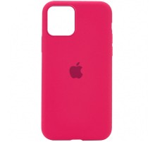 Чохол Silicone Case Full Protective (AA) для Apple iPhone 12 Pro / 12 (6.1") Рожевий  / Rose red