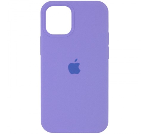 Чохол Silicone Case Full Protective (AA) для Apple iPhone 12 Pro / 12 (6.1") Бузковий / Dasheen Чохол Silicone Case Full Protective (AA) для Apple iPhone 12 Pro / 12 (6.1") Бузковий / Dasheen