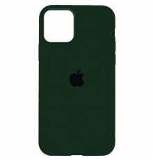 Чохол Silicone Case Full Protective (AA) для Apple iPhone 12 Pro / 12 (6.1") Зелений / Dark green