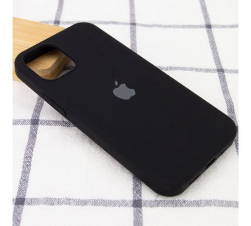 Чохол Silicone Case Full Protective (AA) для Apple iPhone 12 mini (5.4") Чорний / Black