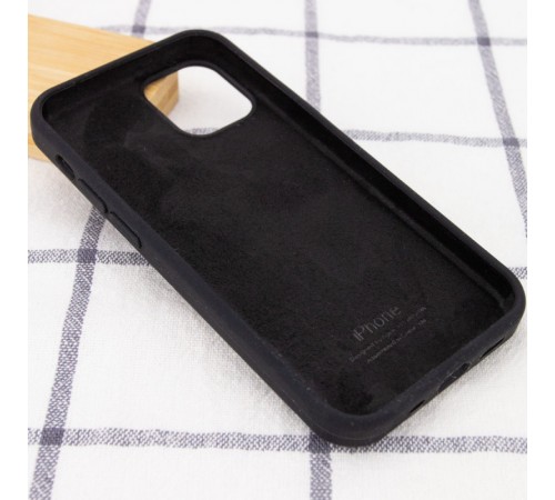 Чохол Silicone Case Full Protective (AA) для Apple iPhone 12 mini (5.4") Чорний / Black
