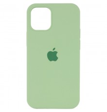 Чохол Silicone Case Full Protective (AA) для Apple iPhone 12 Pro Max (6.7") М'ятний / Mint