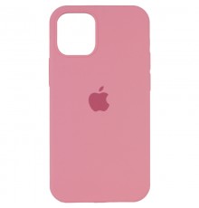 Чохол Silicone Case Full Protective (AA) для Apple iPhone 12 Pro Max (6.7") Рожевий / Light pink