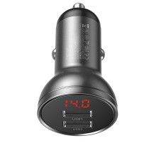 АЗП Baseus Digital Display 4.8A 24W (2USB-A) (CCBX) tarnish