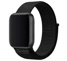 Ремінець Nylon для Apple Watch 42(ser.1-3)/44/45/46/49mm Чорний / Black Ремінець Nylon для Apple Watch 42(ser.1-3)/44/45/46/49mm Чорний / Black