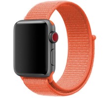 Ремінець Nylon для Apple Watch 42/44/45/46/49mm Помаранчевий / Orange Ремінець Nylon для Apple Watch 42/44/45/46/49mm Помаранчевий / Orange
