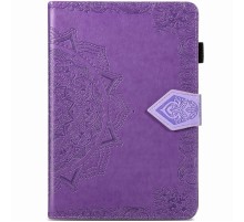Шкіряний чохол Art Case з візитницею для Samsung Galaxy Tab S7+ Бузковий