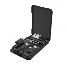 Дата кабель Hoco U86 "Treasure" 6in1 (0.28М) Чорний