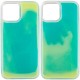 Неоновий чохол Neon Sand glow in the dark для Apple iPhone 12 Pro Max (6.7") Бірюзовий