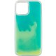Неоновий чохол Neon Sand glow in the dark для Apple iPhone 12 Pro Max (6.7") Бірюзовий