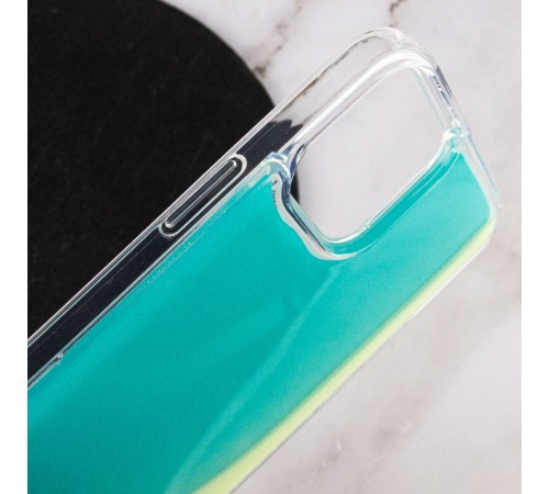 Неоновий чохол Neon Sand glow in the dark для Apple iPhone 12 Pro Max (6.7") Бірюзовий