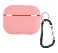 Силіконовий футляр з мікрофіброю для навушників Airpods Pro Рожевий / Pink