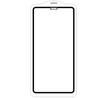 Захисне скло SKLO 5D (тех.пак) для Apple iPhone 12 Pro Max (6.7") Чорний / Біла підкладка