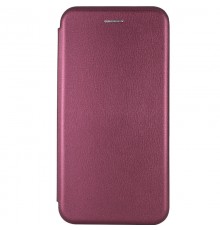 Шкіряний чохол-книжка Classy для Oppo A5s / Oppo A12 Бордовий