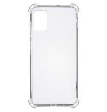 TPU чохол GETMAN Ease logo посилені кути для Samsung Galaxy A71 Безбарвний (прозорий)