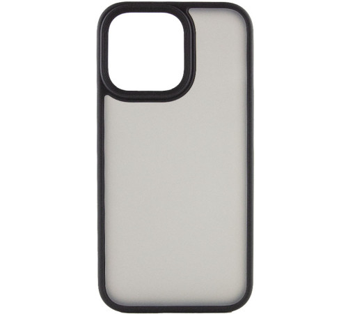 TPU+PC чохол Metal Buttons для Apple iPhone 12 Pro Max (6.7") Чорний / Black