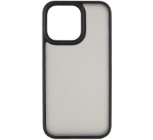 TPU+PC чохол Metal Buttons для Apple iPhone 12 Pro Max (6.7") Чорний / Black