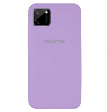 Чохол Silicone Cover Full Protective (AA) для Realme C11 Бузковий / Lilac