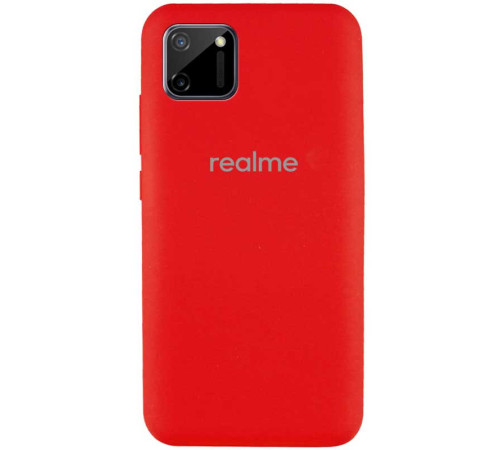 Чохол Silicone Cover Full Protective (AA) для Realme C11 Червоний / Red