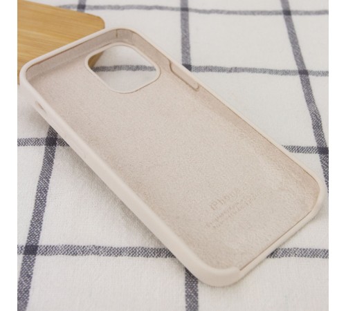 Чохол Silicone Case (AA) для Apple iPhone 12 Pro Max (6.7") Бежевий / Antique White Чохол Silicone Case (AA) для Apple iPhone 12 Pro Max (6.7") Бежевий / Antique White