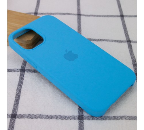 Чохол Silicone Case (AA) для Apple iPhone 12 Pro Max (6.7") Блакитний / Blue Чохол Silicone Case (AA) для Apple iPhone 12 Pro Max (6.7") Блакитний / Blue