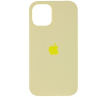 Чохол Silicone Case (AA) для Apple iPhone 12 Pro Max (6.7") Жовтий / Mellow Yellow