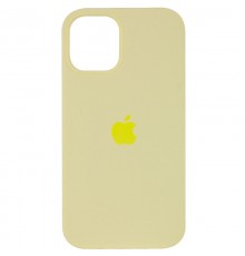 Чохол Silicone Case (AA) для Apple iPhone 12 Pro Max (6.7") Жовтий / Mellow Yellow