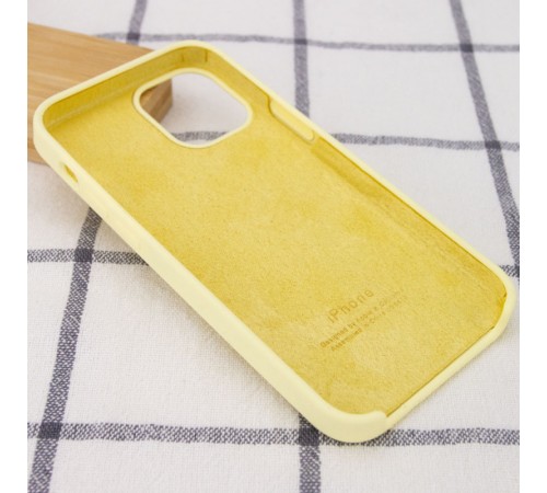 Чохол Silicone Case (AA) для Apple iPhone 12 Pro Max (6.7") Жовтий / Mellow Yellow Чохол Silicone Case (AA) для Apple iPhone 12 Pro Max (6.7") Жовтий / Mellow Yellow
