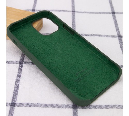 Чохол Silicone Case (AA) для Apple iPhone 12 Pro Max (6.7") Зелений / Army green Чохол Silicone Case (AA) для Apple iPhone 12 Pro Max (6.7") Зелений / Army green