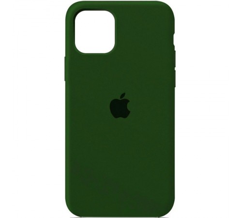 Чохол Silicone Case (AA) для Apple iPhone 12 Pro Max (6.7") Зелений / Dark Olive Чохол Silicone Case (AA) для Apple iPhone 12 Pro Max (6.7") Зелений / Dark Olive