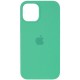 Чохол Silicone Case (AA) для Apple iPhone 12 Pro Max (6.7") Зелений / Spearmint