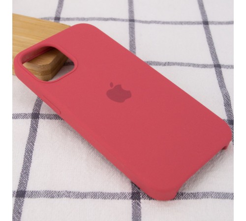 Чохол Silicone Case (AA) для Apple iPhone 12 Pro Max (6.7") Червоний / Camellia Чохол Silicone Case (AA) для Apple iPhone 12 Pro Max (6.7") Червоний / Camellia