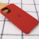 Чохол Silicone Case (AA) для Apple iPhone 12 Pro Max (6.7") Червоний / Dark Red