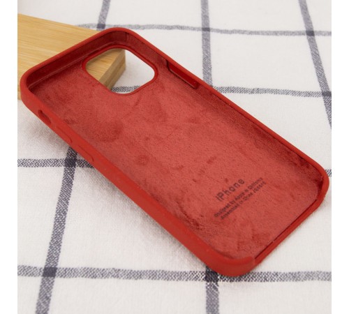 Чохол Silicone Case (AA) для Apple iPhone 12 Pro Max (6.7") Червоний / Dark Red Чохол Silicone Case (AA) для Apple iPhone 12 Pro Max (6.7") Червоний / Dark Red