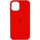 Чохол Silicone Case (AA) для Apple iPhone 12 Pro Max (6.7") Червоний / Red