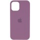 Чохол Silicone Case (AA) для Apple iPhone 12 Pro Max (6.7") Ліловий / Lilac Pride