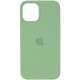 Чохол Silicone Case (AA) для Apple iPhone 12 Pro Max (6.7") М'ятний / Mint