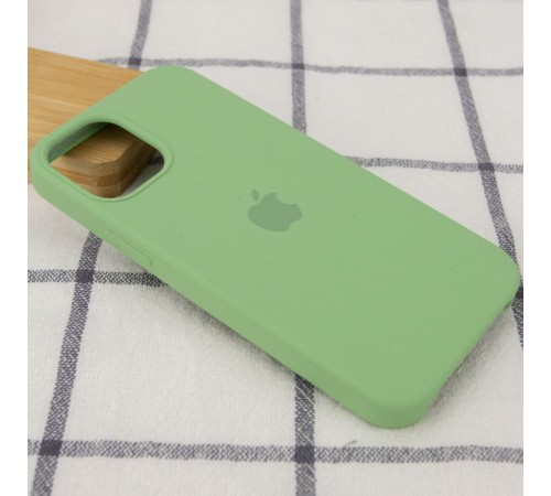 Чохол Silicone Case (AA) для Apple iPhone 12 Pro Max (6.7") М'ятний / Mint Чохол Silicone Case (AA) для Apple iPhone 12 Pro Max (6.7") М'ятний / Mint
